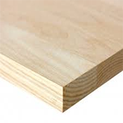 Glued wood panels