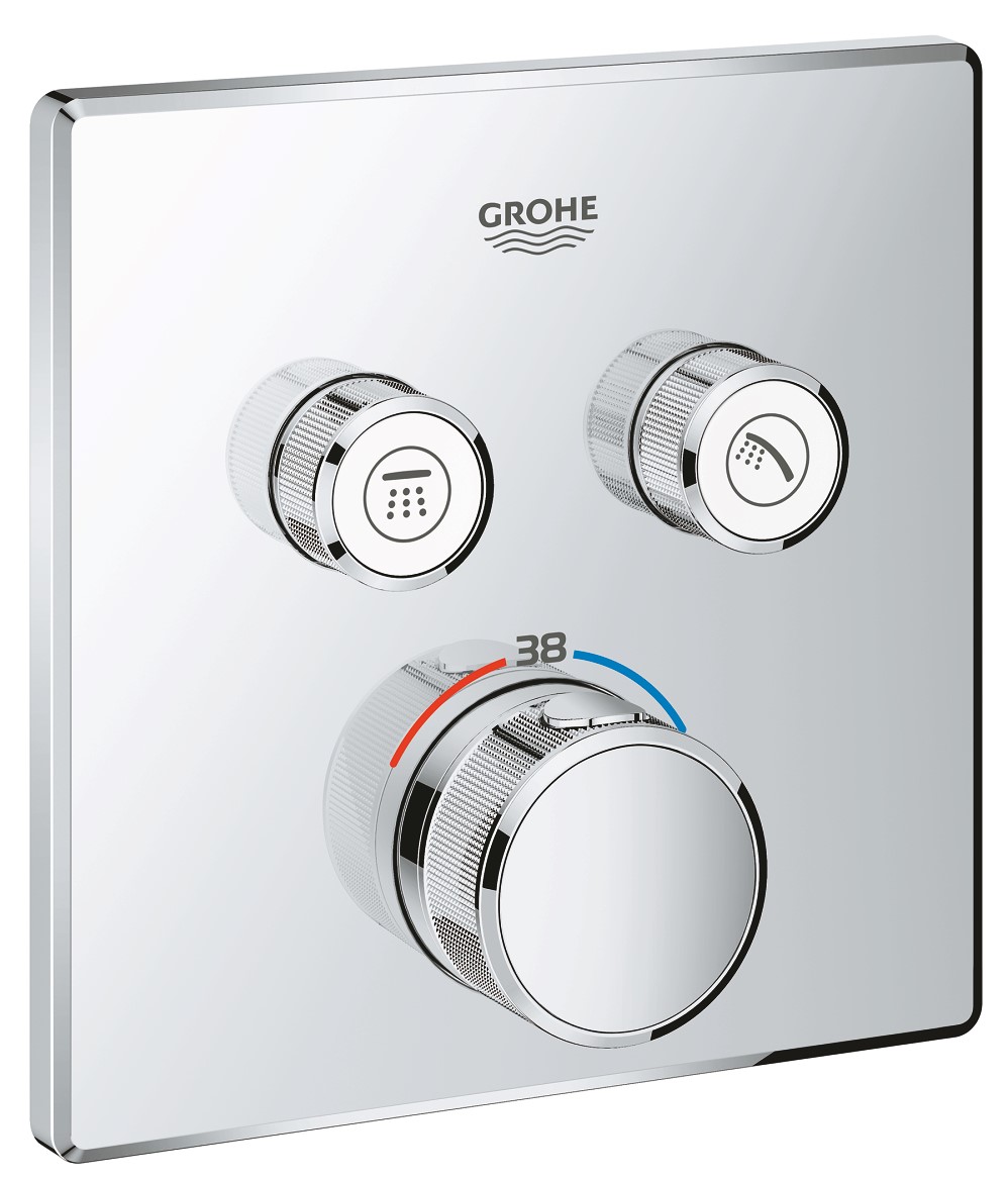 Dušas Termostata Virsapmetuma Daļa Grohe Grohtherm