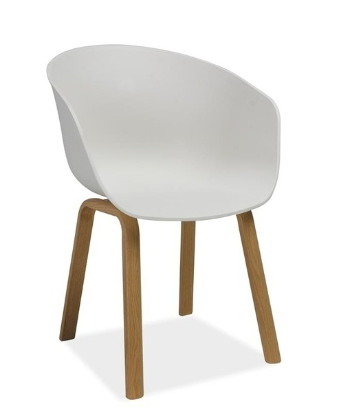 Virtuves Krēsls Signal Ego, 42x56x80cm, Balts