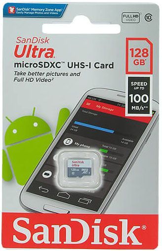 Atmiņas Karte SanDisk SDSQUNR-128G-GN6MN Micro SD