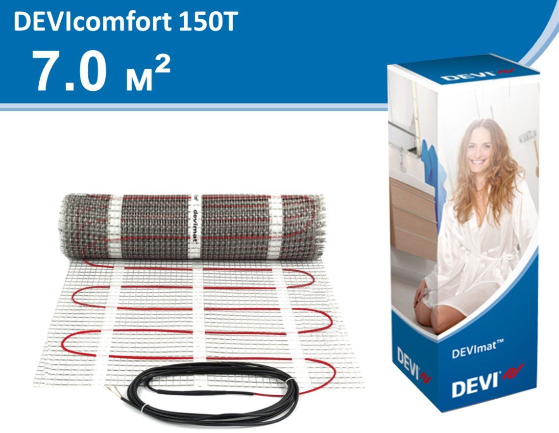 Plānais Divdzīslu Apsildes Paklājs Devi Devicomfort™