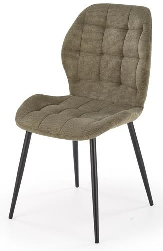 Virtuves Krēsls Halmar K548 47x47x84cm, Melns/Zaļš