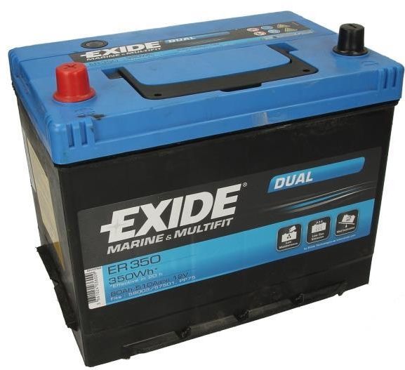 Batterie EXIDE DUAL AGM EP600 (600WH) 12V 70AH 278x175x190