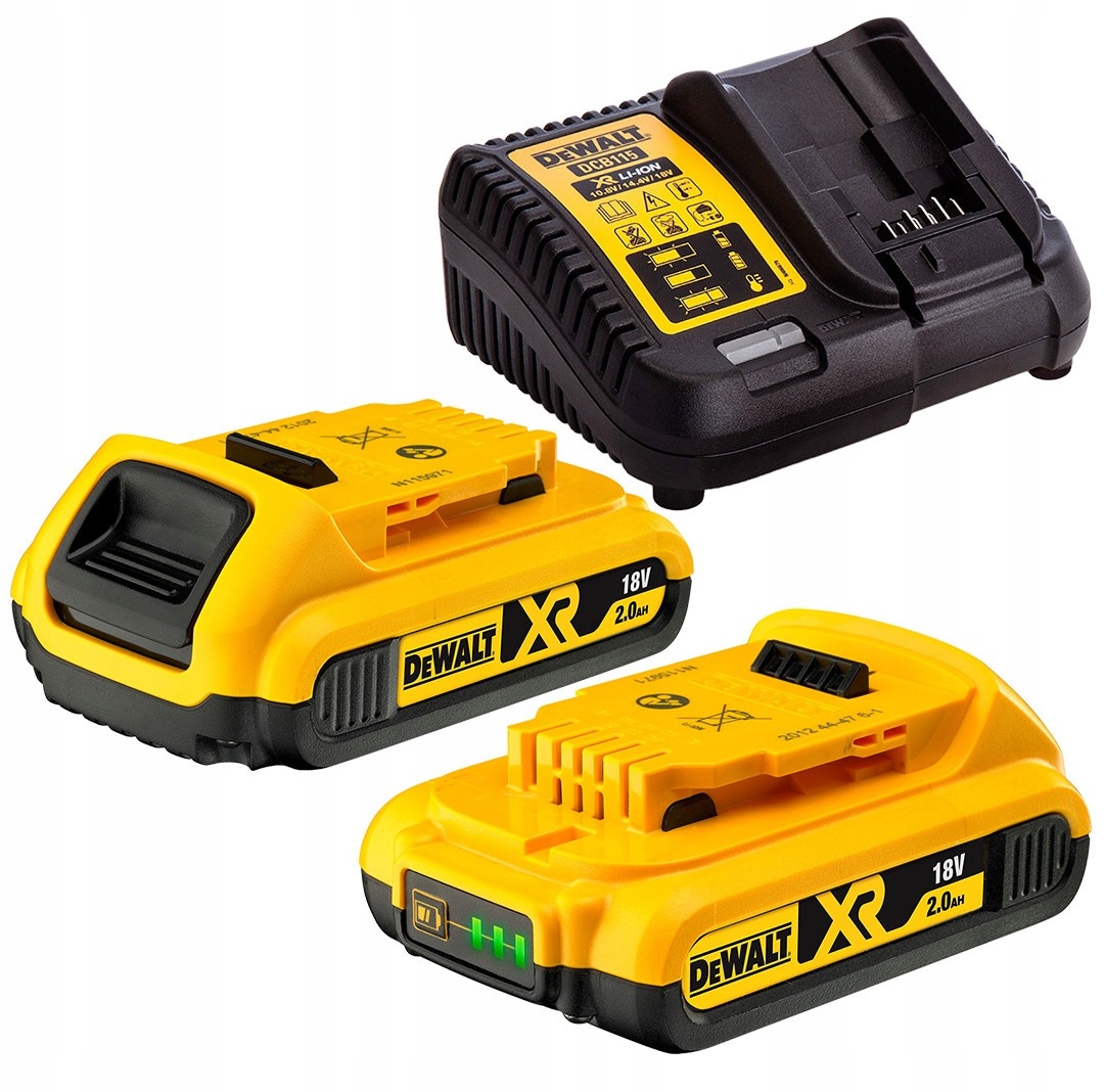 Akumulatoru Un Lādētāju Komplekts DeWalt DCB115D2-QW