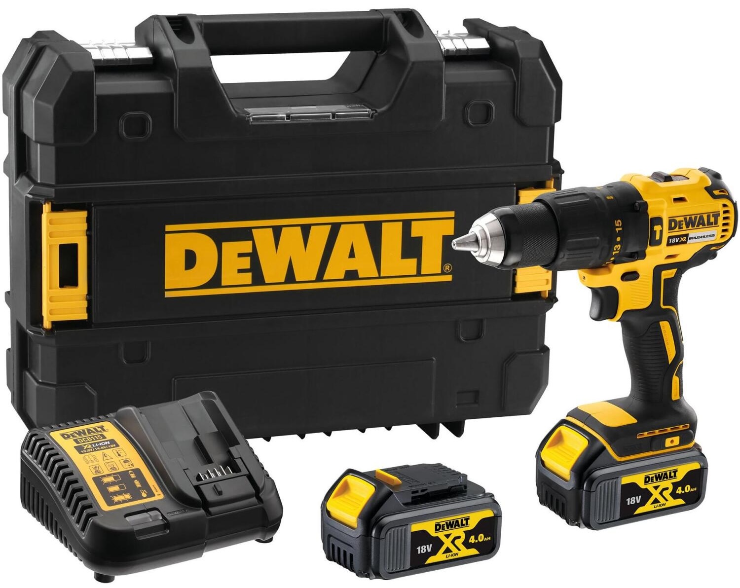 Akumulatora Triecienurbjmašīna DeWalt DCD778M2T-QW, 18V 2x4Ah