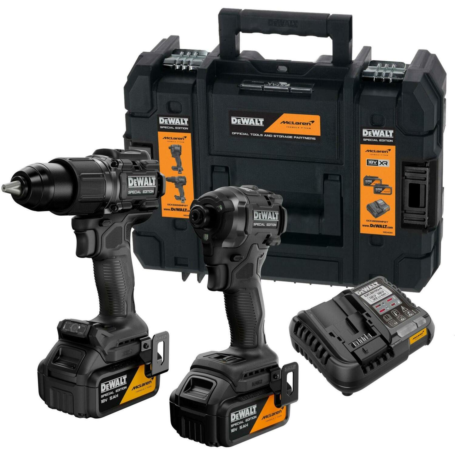 Instrumentu Komplekts DeWalt McLaren DCK2222MP2T-QW 18V