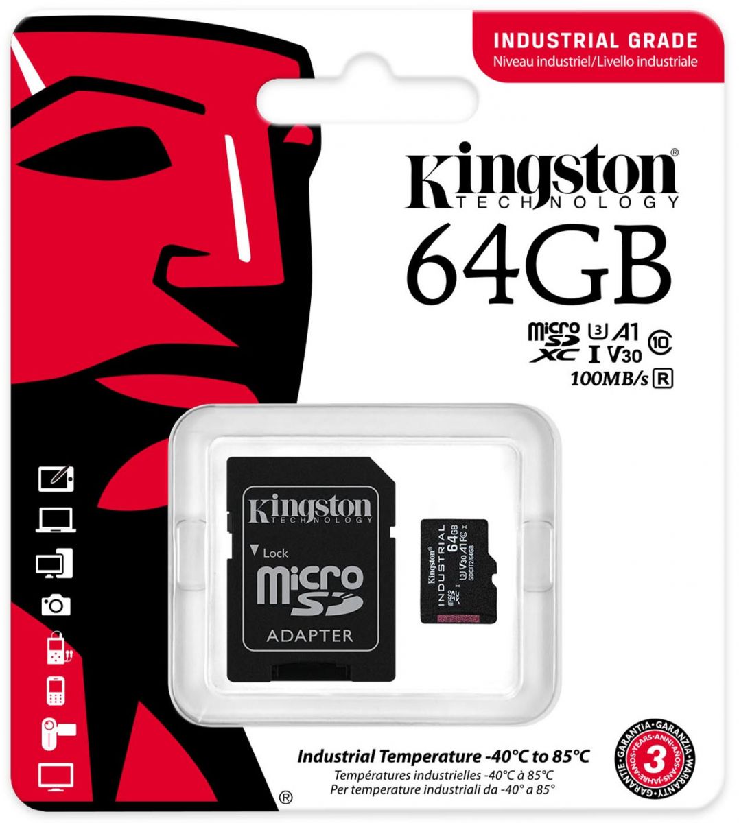 Atmiņas Karte Kingston SDCIT2/64GB Micro SD