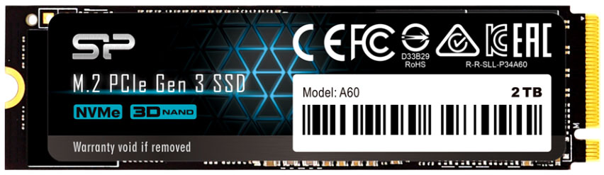 SSD Silicon Power A60, 256GB, M