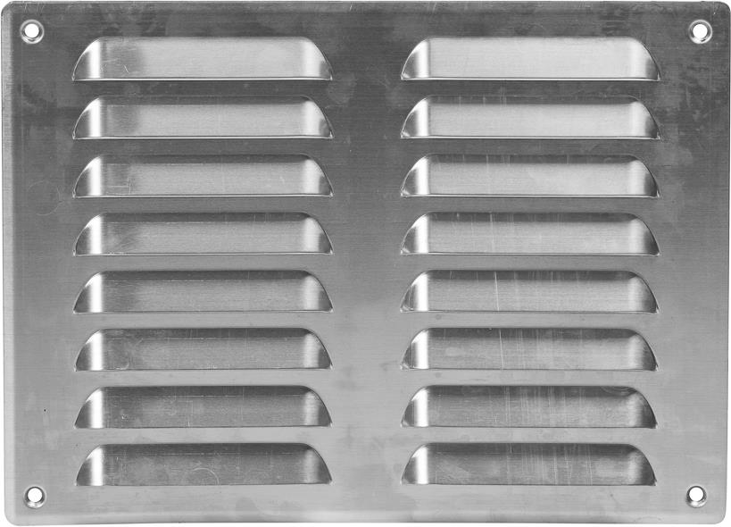 Ventilācijas Reste Europlast metāla 260x190mm, Alumīnija