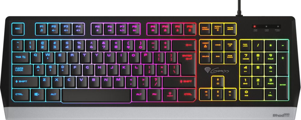 Klaviatūra Genesis-Zone Rhod 300 RGB US