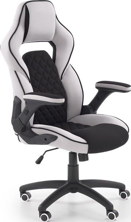 Gaming Krēsls Halmar Sonic, 70x68x124cm, Pelēks/Melns