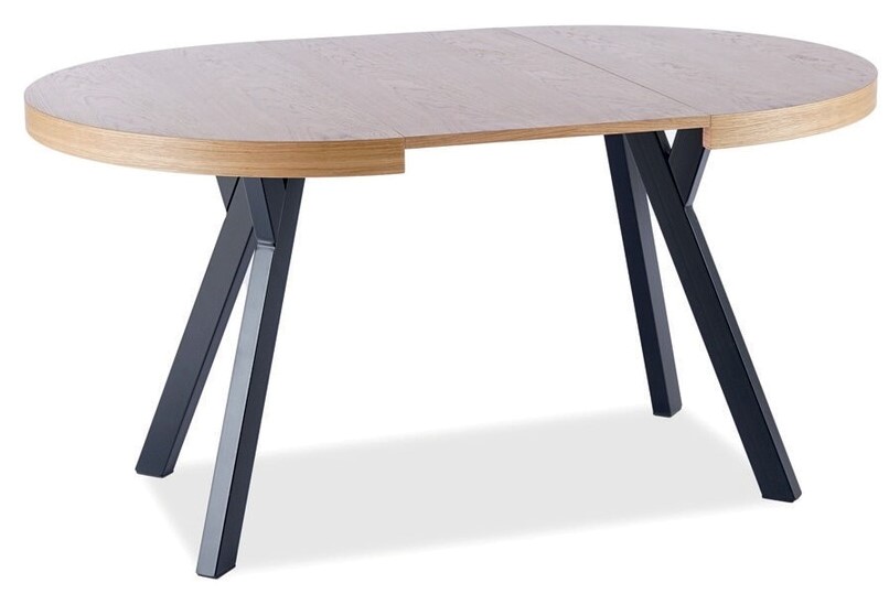 Virtuves Galds Signal Domingo, 100x100-250x76cm, Ozola