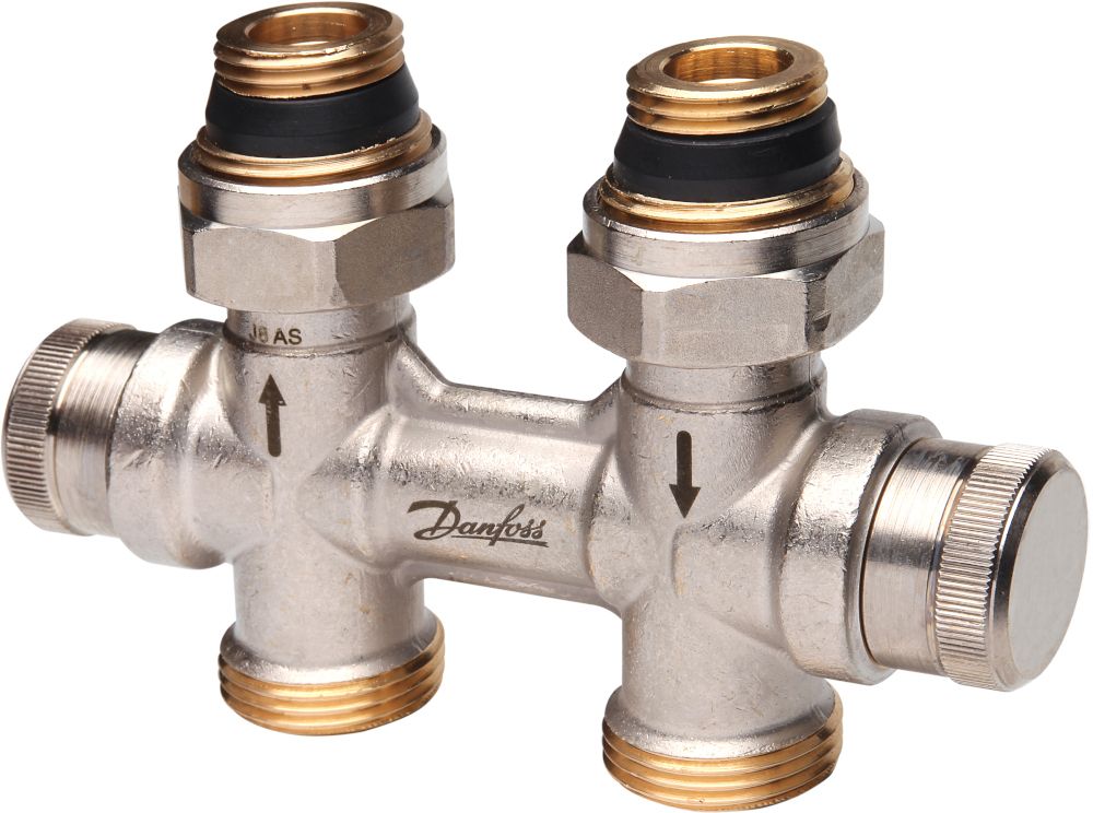 Termovārsts Danfoss RLV-KDV DN15 Divcauruļu, Taisns