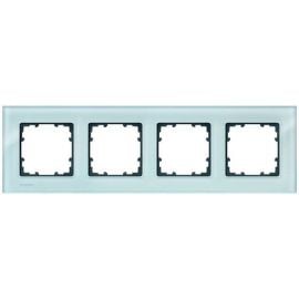 Siemens Delta Miro Glass Frame for Dimmer Switch 4-gang, Green (5TG1204) | Siemens | prof.lv Viss Online