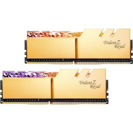 Operatīvā Atmiņa G.Skill Trident Z Royal F4-4266C19D-16GTRG DDR4 16GB 4266MHz CL19 Dzeltena | Datoru komponentes | prof.lv Viss Online
