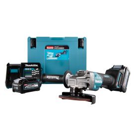 Угловая шлифовальная машина Makita GA013GM201 с аккумулятором и зарядным устройством 40V | Угловые шлифмашины | prof.lv Viss Online