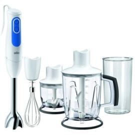 Rokas Blenderis Braun MQ3045 Aperitive White/Blue (8021098770721) | Rokas blenderi | prof.lv Viss Online