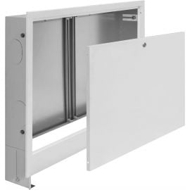 Kan-therm SPE-2 Underfloor Heating Manifold Cabinet 8 Loops 56.5x11.1x57.5cm, White (275112) | Heated floors | prof.lv Viss Online