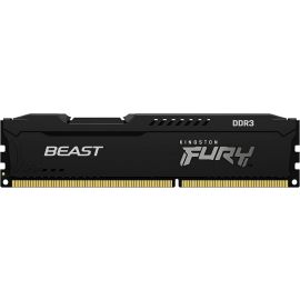 Kingston Fury Beast KF316C10BB/8 Оперативная Память DDR3 8ГБ 1600МГц CL10 Черный | Kingston | prof.lv Viss Online