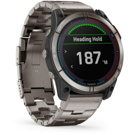 Viedpulkstenis Garmin Quatix 7X Solar Titanium, 51mm, Pelēks (010-02541-61) | Garmin | prof.lv Viss Online