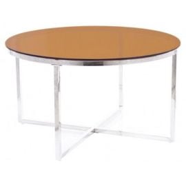 Signal Crystal Coffee Table 80x45cm, Silver (CRYSTALACTS) | Glass tables | prof.lv Viss Online