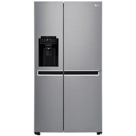 LG GSL760PZXV Side By Side Refrigerator Silver | Divdurvju, Side by Side ledusskapji | prof.lv Viss Online