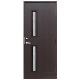 Viljandi Lydia VU 2x1R Exterior Door, Brown, 888x2080mm, Right (510069) | Exterior doors | prof.lv Viss Online