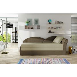 Изготавливаемый угловой диван Eltap Aga 80x218x77 см, правый угол, бежевый/коричневый (Ag16) | Диваны | prof.lv Viss Online