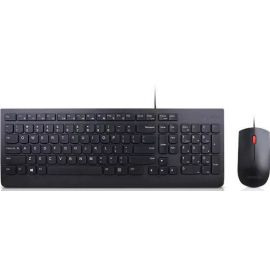 Klaviatūra + Pele Lenovo Wired Keyboard & Mouse Combo RU/EN Melna (4X30L79912) | Perifērijas ierīces | prof.lv Viss Online