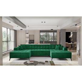 Eltap Vertizo Lukso Corner Pull-Out Sofa 170x350x93cm, Green (CO-VER-UV-35LU) | Living room furniture | prof.lv Viss Online