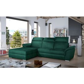 Eltap Trevisco Monolith Corner Pull-Out Sofa 216x272x100cm, Green (Tre_10) | Corner couches | prof.lv Viss Online