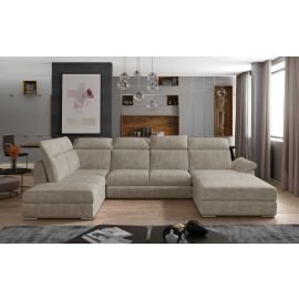 Eltap Evanell Dora Corner Pull-Out Sofa 216x336x102cm, Beige (Evl_57) | Sofas | prof.lv Viss Online