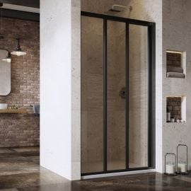 Ravak Supernova 90cm H=198cm ASDP3 90 Shower Door Pearl Black (00V703R211) | Ravak | prof.lv Viss Online