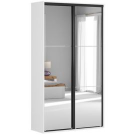 Black Red White Flex Wardrobe, 45x120x218cm, White (F57-SZAFA_ZESTAW_93-BI/SZ) | Wardrobes | prof.lv Viss Online