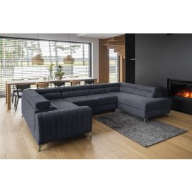 Диван Eltap Louis Poco угловой раскладной 202x347x92 см, синий (CO-LOU-RT-40PO) | Eltap | prof.lv Viss Online