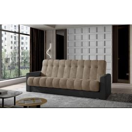 Eltap Garett Retractable Sofa 85x210x90cm Light Brown/Black (Gar_01) | Sofas | prof.lv Viss Online