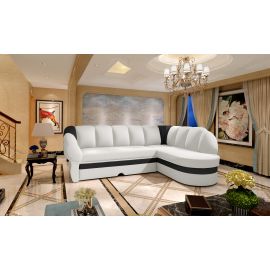 Eltap Benano Soft/Soft Corner Pull-Out Sofa 180x250x85cm, White (B017) | Sofa beds | prof.lv Viss Online