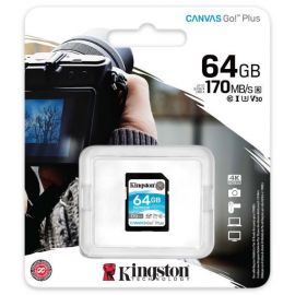 Kingston SDG3 SD Memory Card 170MB/s, White/Black/Blue | Memory cards | prof.lv Viss Online