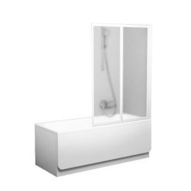 Ravak VS2 105 Rectangular Bath Screen 104.5x140cm Rain White (796M010041) | Bath screens | prof.lv Viss Online