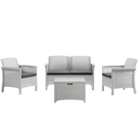 Dārza Mēbeļu Komplekts Bica Venezia 2, Galds + dīvāns + 2 krēsli | Bica | prof.lv Viss Online
