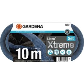 Шланг Gardena Liano Xtreme с насадкой для распыления и соединительными кранами | Садовые шланги | prof.lv Viss Online