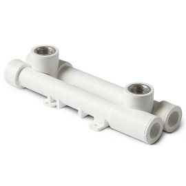 Pipelife PPR Fitting Plate D20x1/2'' White (322800) | Melting plastic pipes and fittings | prof.lv Viss Online