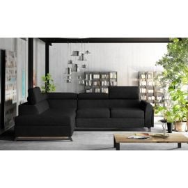 Stūra Dīvāns Izvelkams Eltap Kairos Soro 197x265x95cm Kreisais Stūris Melns (Kr_58) | Izvelkamie dīvāni | prof.lv Viss Online