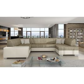 Izvelkams Dīvāns Eltap Havana Berlin/Soft U Veida 207x320x73cm Labais Stūris Bēšs (Hv04) | Izvelkamie dīvāni | prof.lv Viss Online