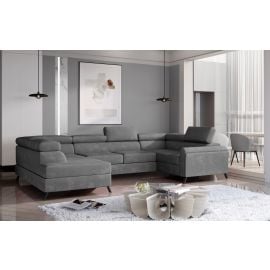 Eltap Escada Paros Corner Pull-Out Sofa 200x330x98cm, Grey (Esc_15) | Sofas | prof.lv Viss Online