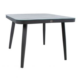 Home4You Marie Garden Table, 100x100x74cm, Grey (13684) | Garden tables | prof.lv Viss Online