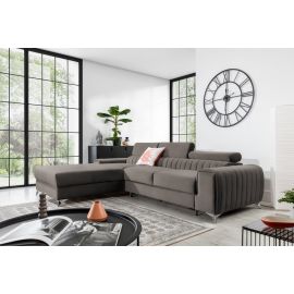 Eltap Grayson Loco Corner Pull-Out Sofa 205x278x92cm, Grey (CO-GRA-LT-04LO) | Living room furniture | prof.lv Viss Online