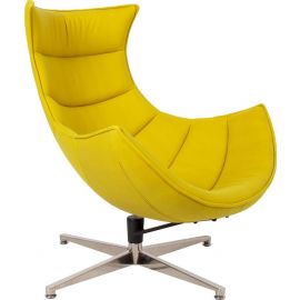 Home4You Grand Extra Relaxing Chair Yellow | Living room furniture | prof.lv Viss Online