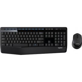 Logitech MK345 Keyboard + Mouse US Black (920-006489) | Keyboards | prof.lv Viss Online