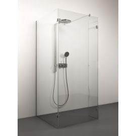 Glass Service Quattro 100x160cm 160_100QUA Shower Wall Transparent Chrome | Shower doors and walls | prof.lv Viss Online
